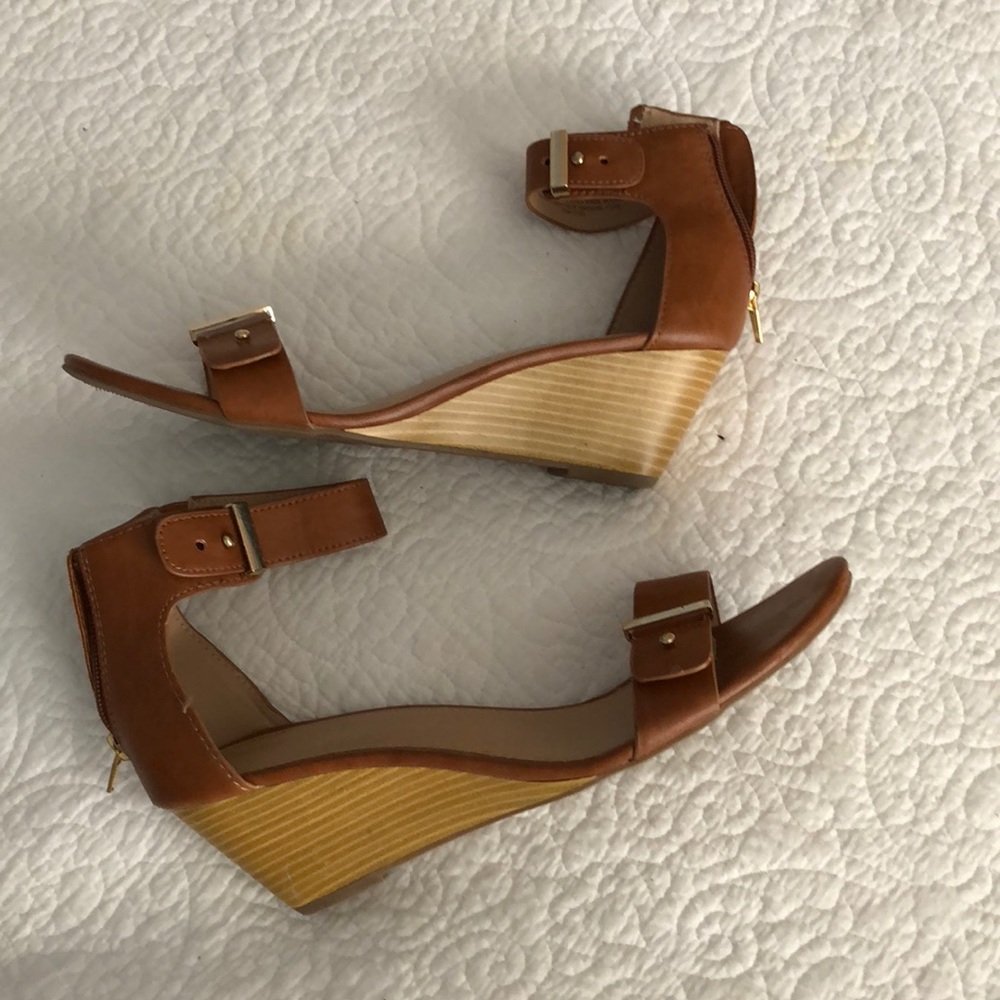 Brown Wedge Sandals